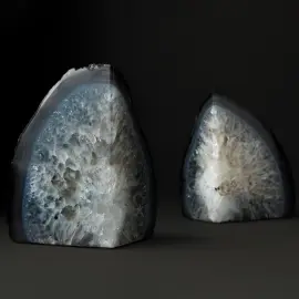 Держатели для книг из бразильского агата "Incrua"